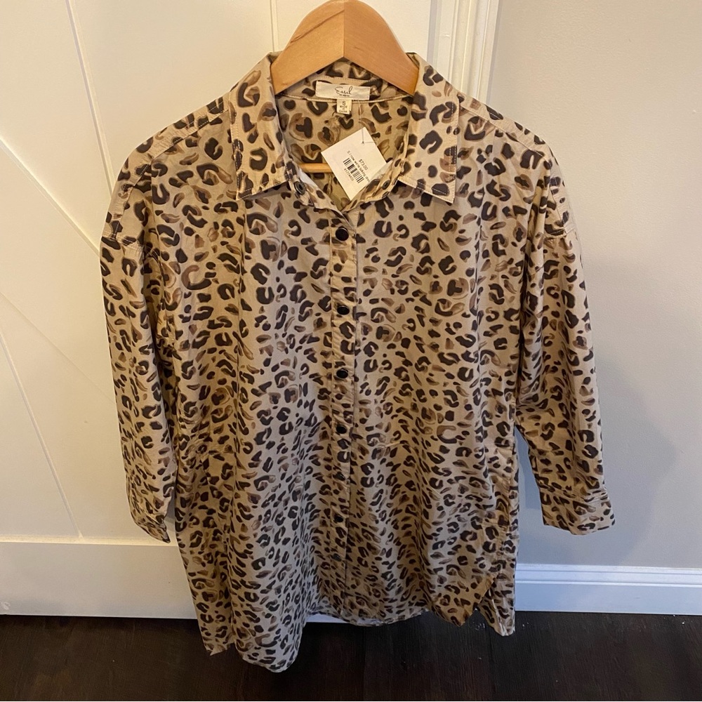 NWT Easel Leopard Print Dress